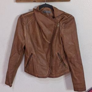 Faux leather jacket